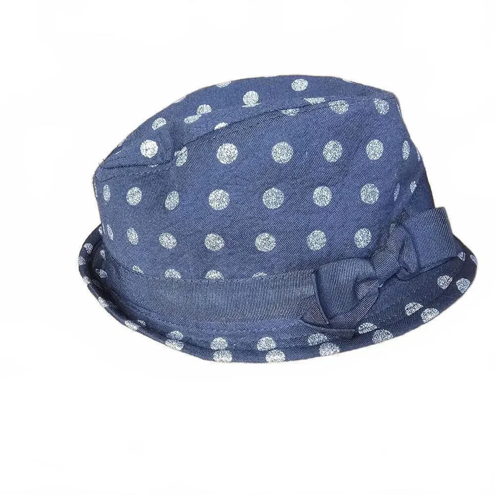The Children's Place Kids Navy Polka Dot Hat with Bow